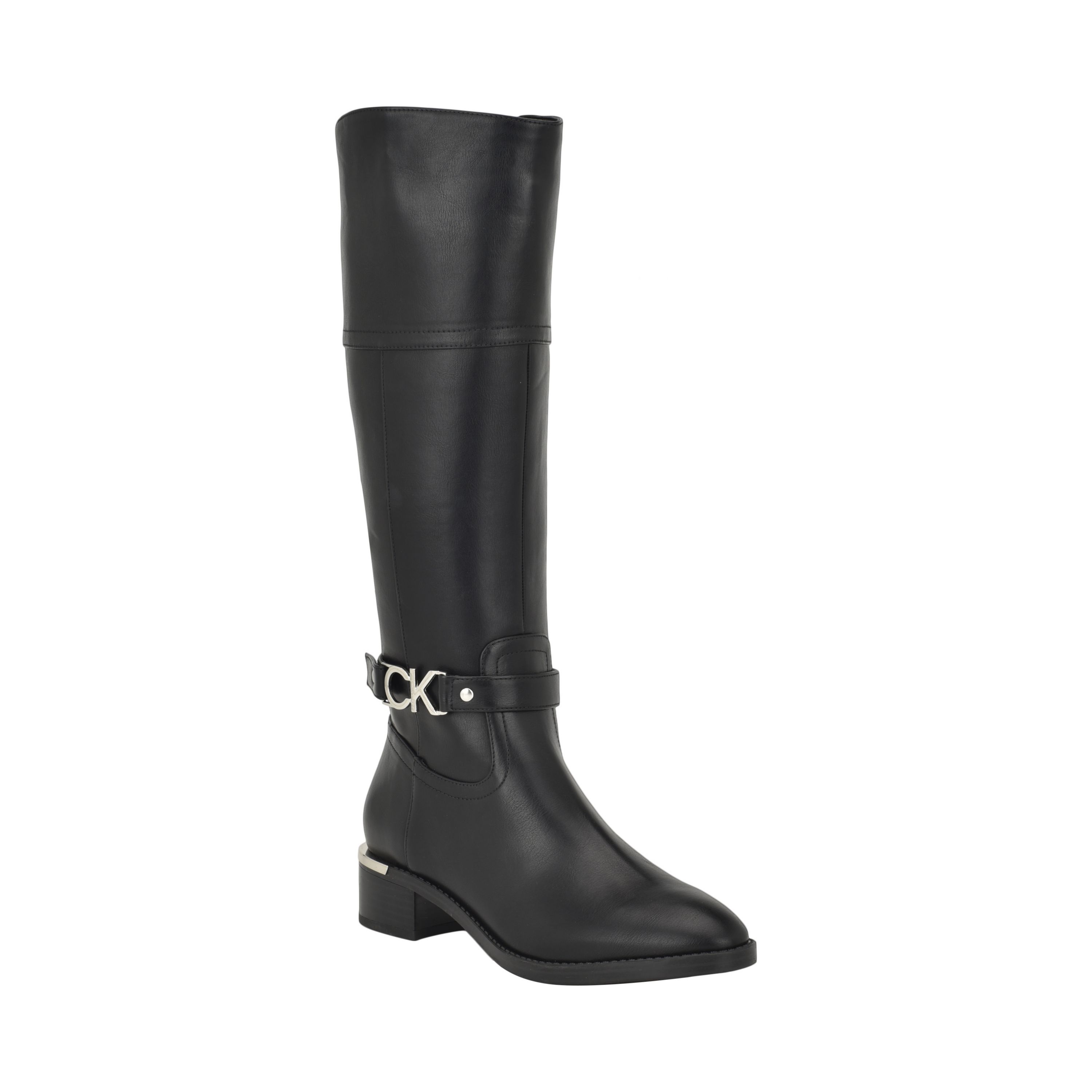 Daphny Pointy Toe Block Heel Casual Boots