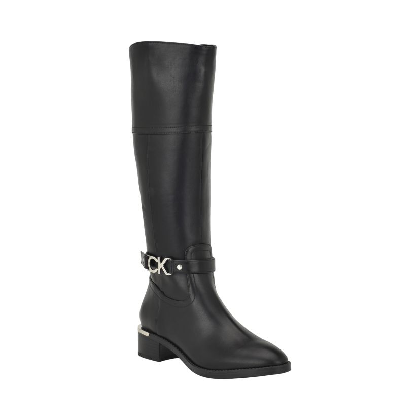 Daphny Pointy Toe Block Heel Casual Boots