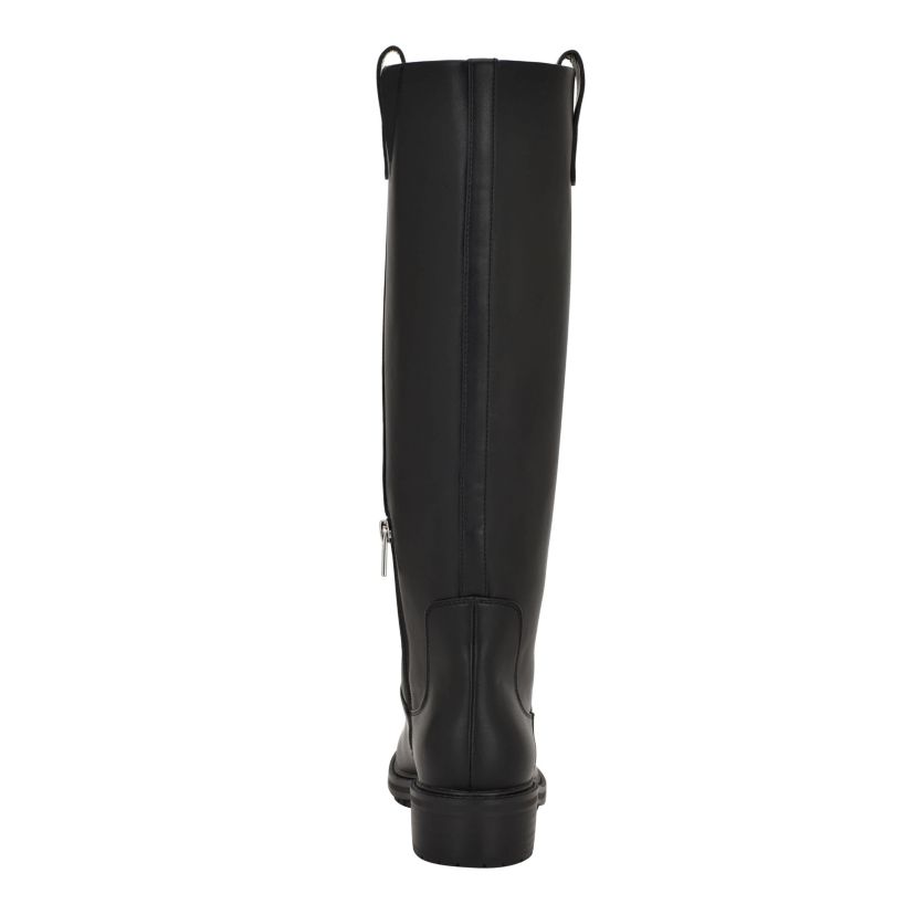 Pauline Round Toe Tall Shaft Dress Boots