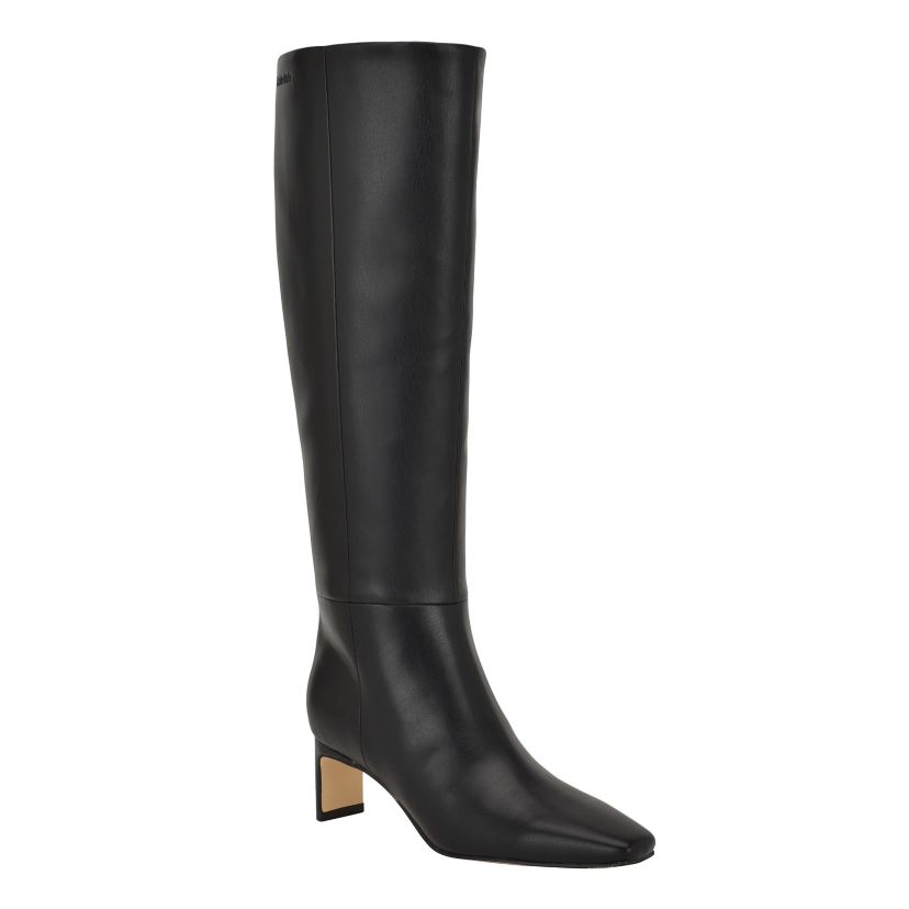black square toe dress boots Dan Post Men's 11
