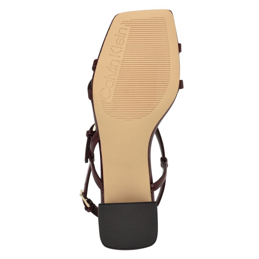 Calvin Klein Pandy Block Heel Strappy Dress Sandals | Belk