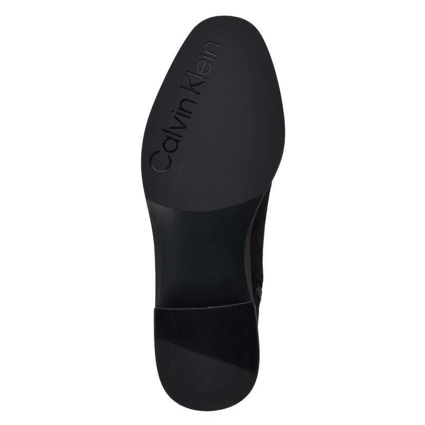 Jasen Block Heel Almond Toe Dress Booties