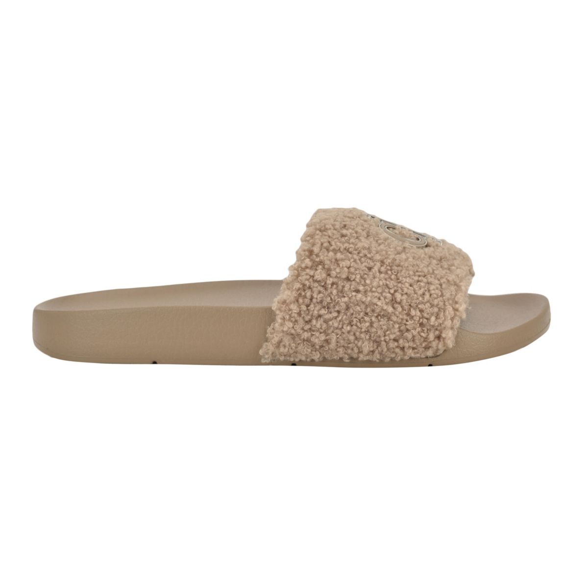Ahva Square Toe Slip-on Flat Slides
