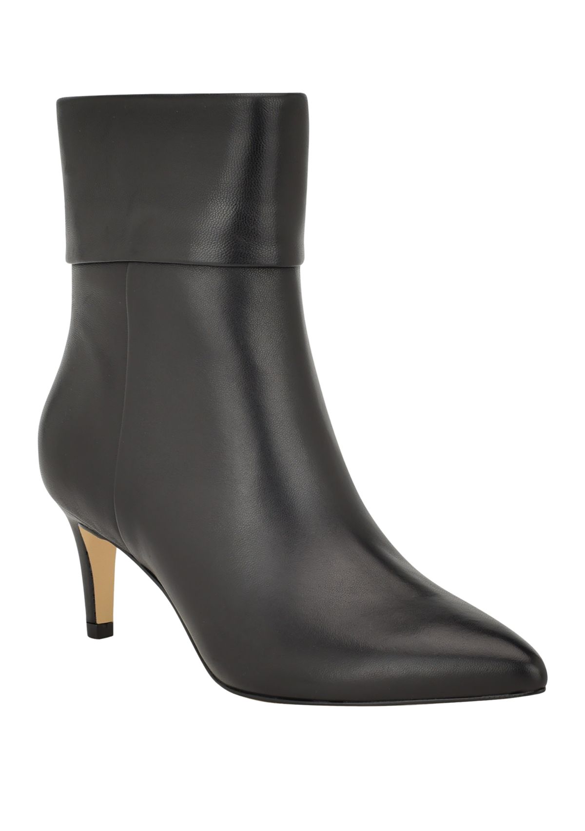 Genteel Foldover Stiletto Dress Boots