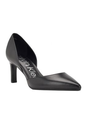 Laza Kitten Heel Slip-On Dress Pumps