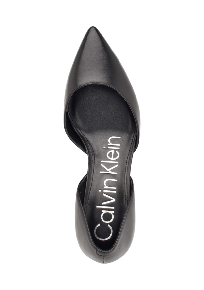 Laza Kitten Heel Slip-On Dress Pumps