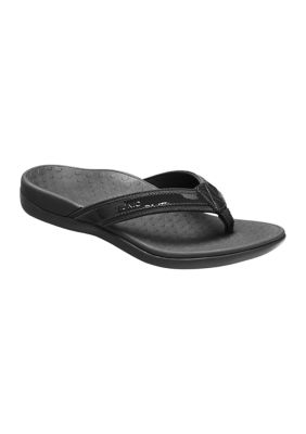 Vionic Women's Tide Flip Flop Thong Sandals, Black, 10M -  0616542154028