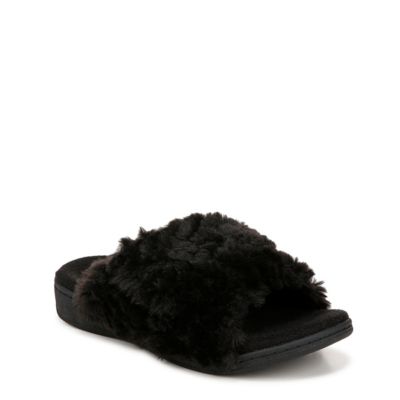 Vionic Women's Relax Ii Slide Slipper, Black, 10M -  0197725098341