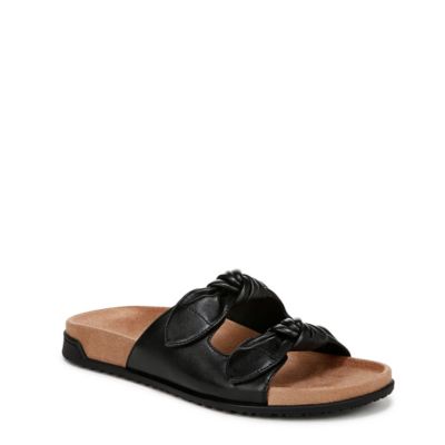 Vionic Women's Elara Slide Sandal, Black, 5M