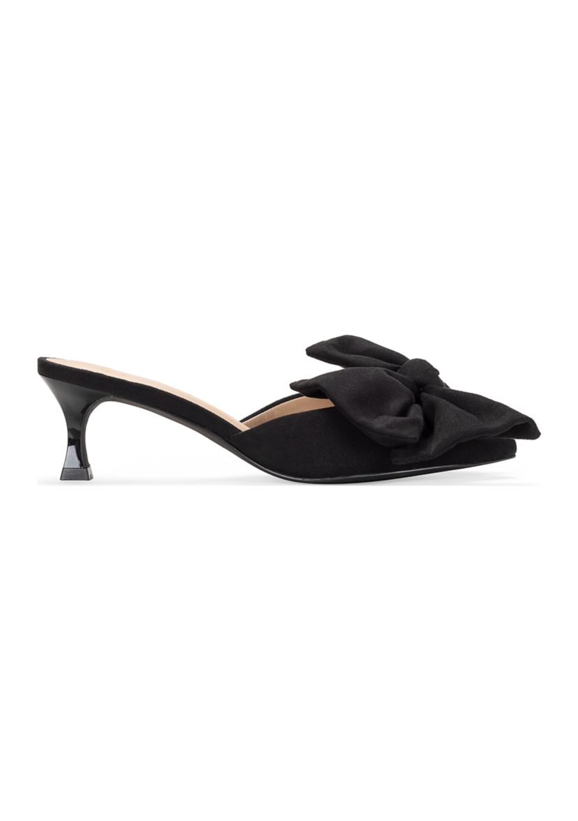 Francie Bow Top Heels