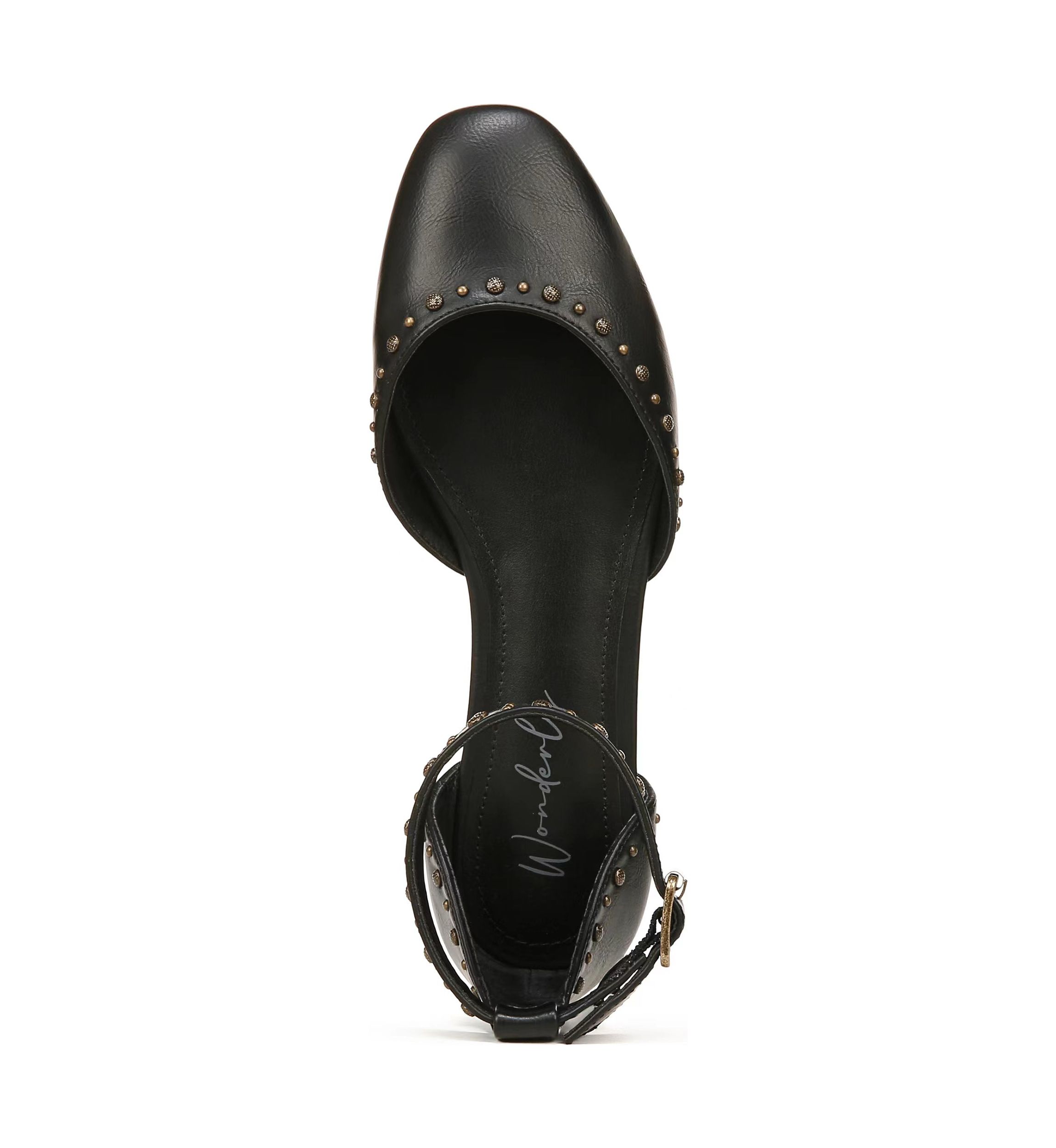 Eloise Studded Ankle Strap Flats