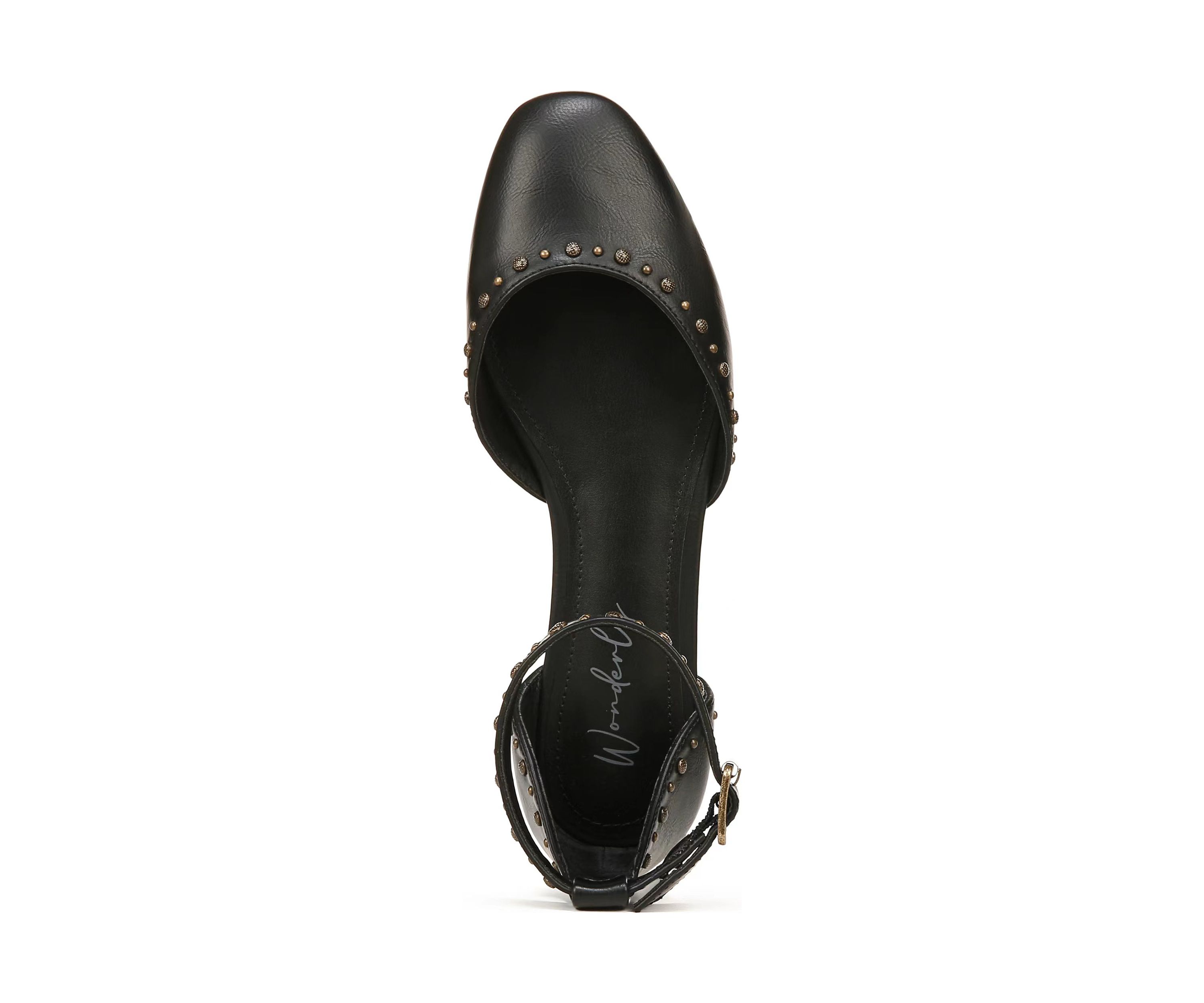 Eloise Studded Ankle Strap Flats