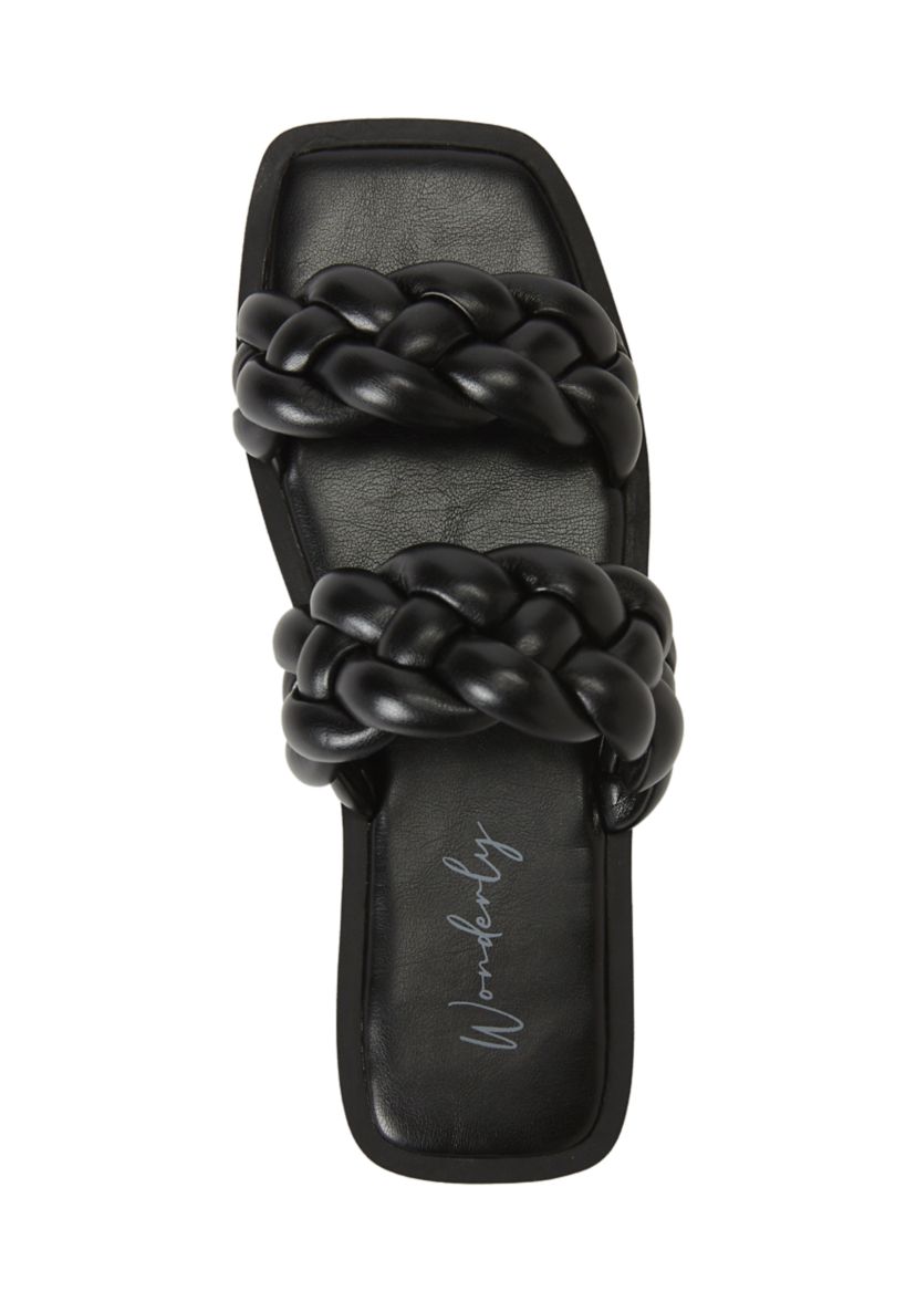 Gayle Braided Double Band Sandals