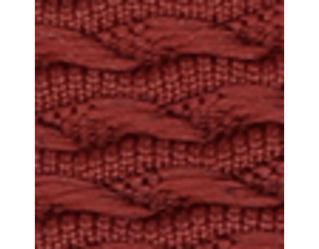 Sangria Cable Engineered Knit