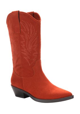 Belk red store cowboy boots