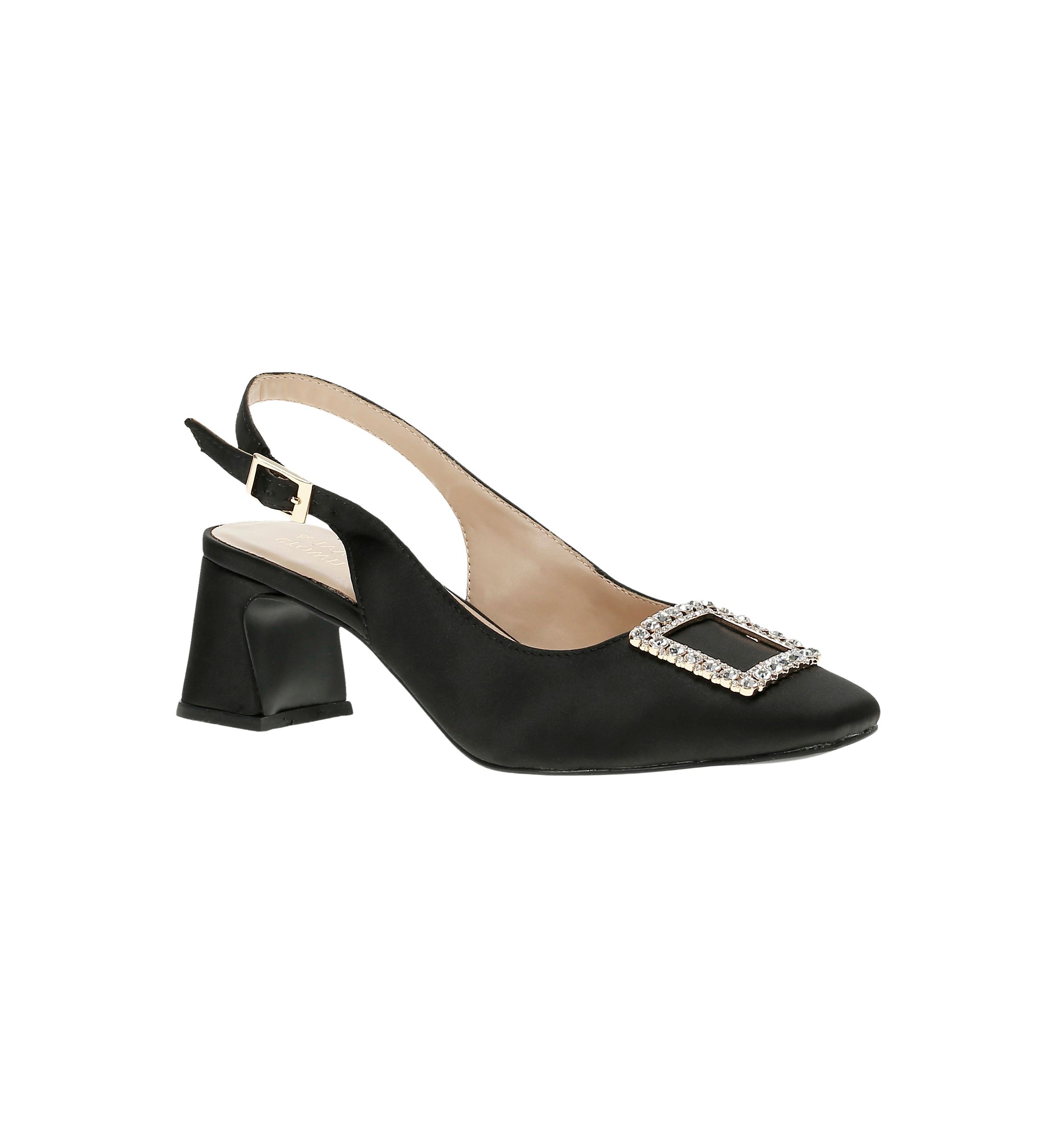 Seti Satin Slingback Heels