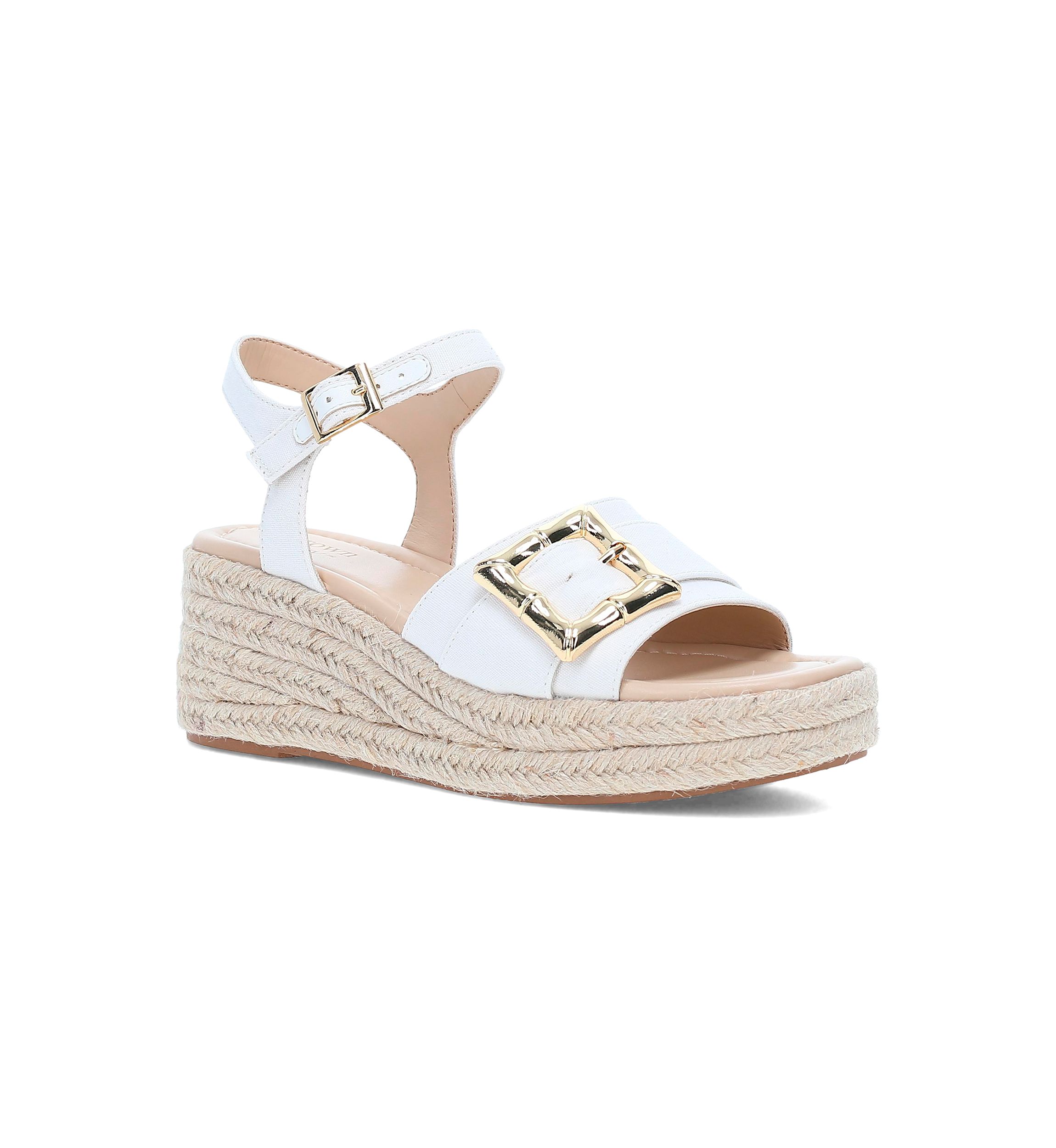 Derby Wedge Sandals