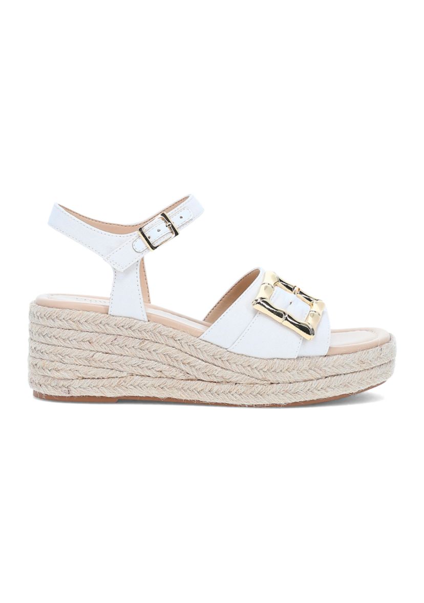 Derby Wedge Sandals