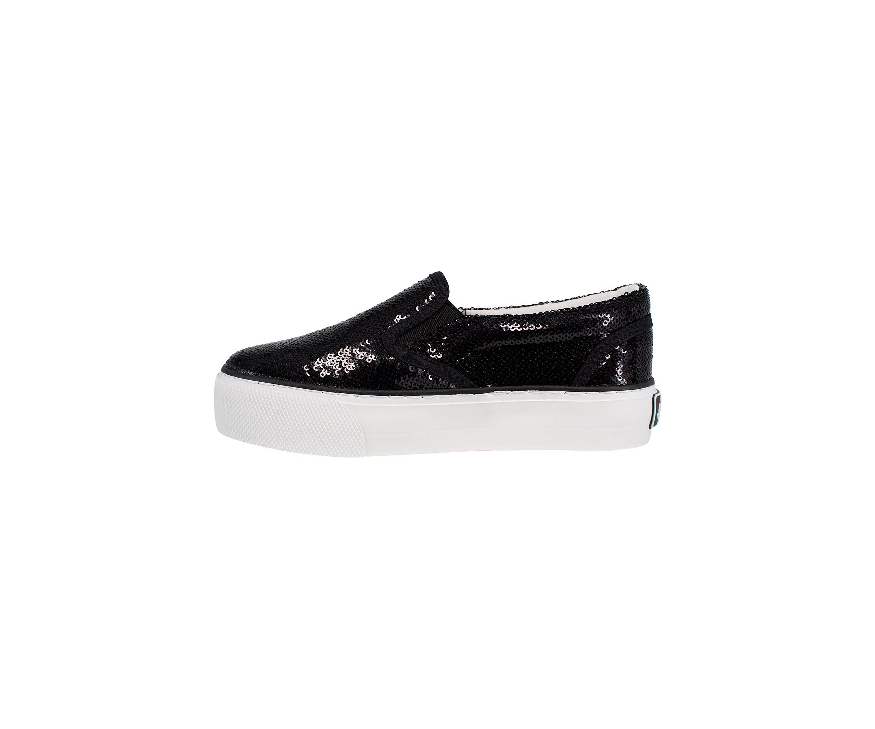 Poppy Glitter Slip On Sneakers