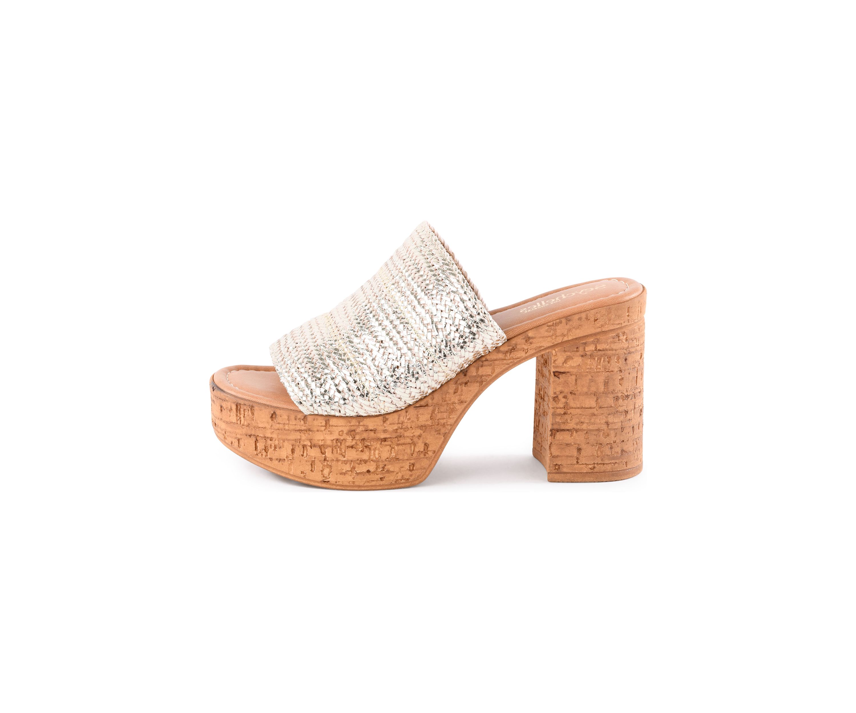Applause Heeled Slide Sandals
