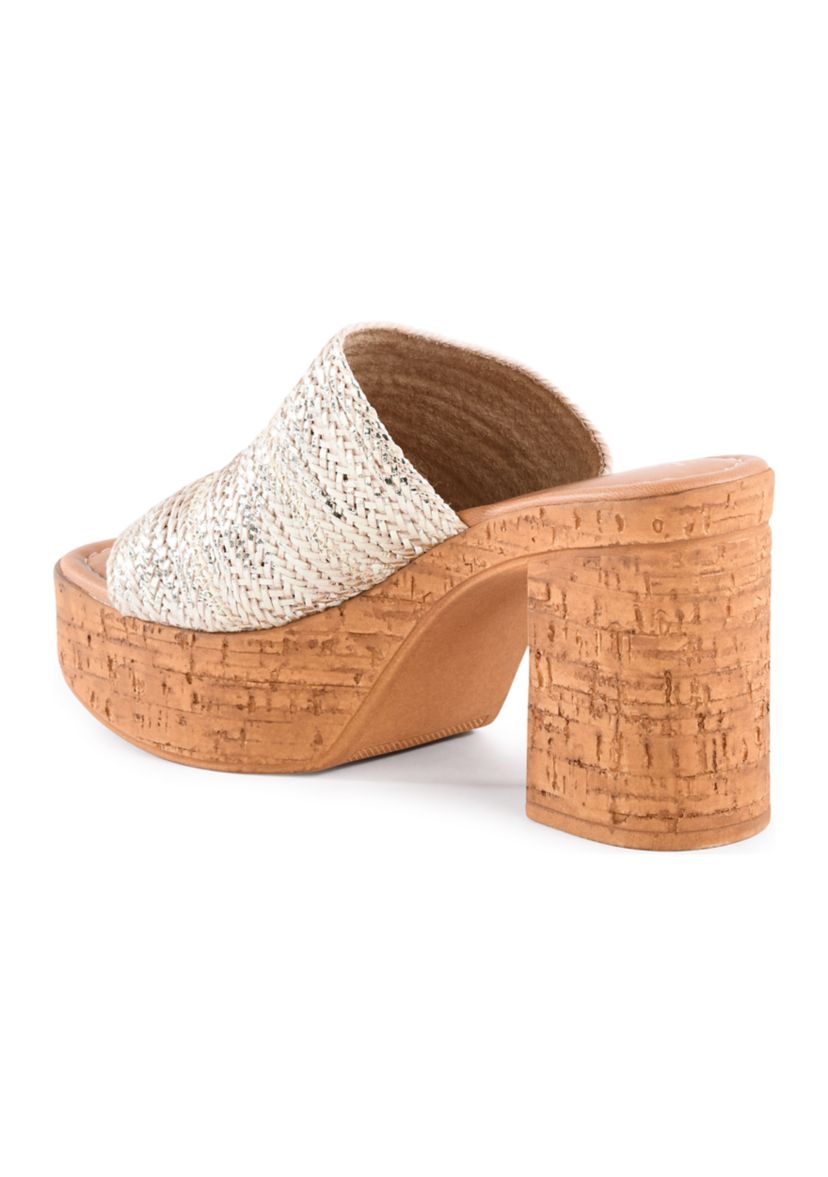 Applause Heeled Slide Sandals