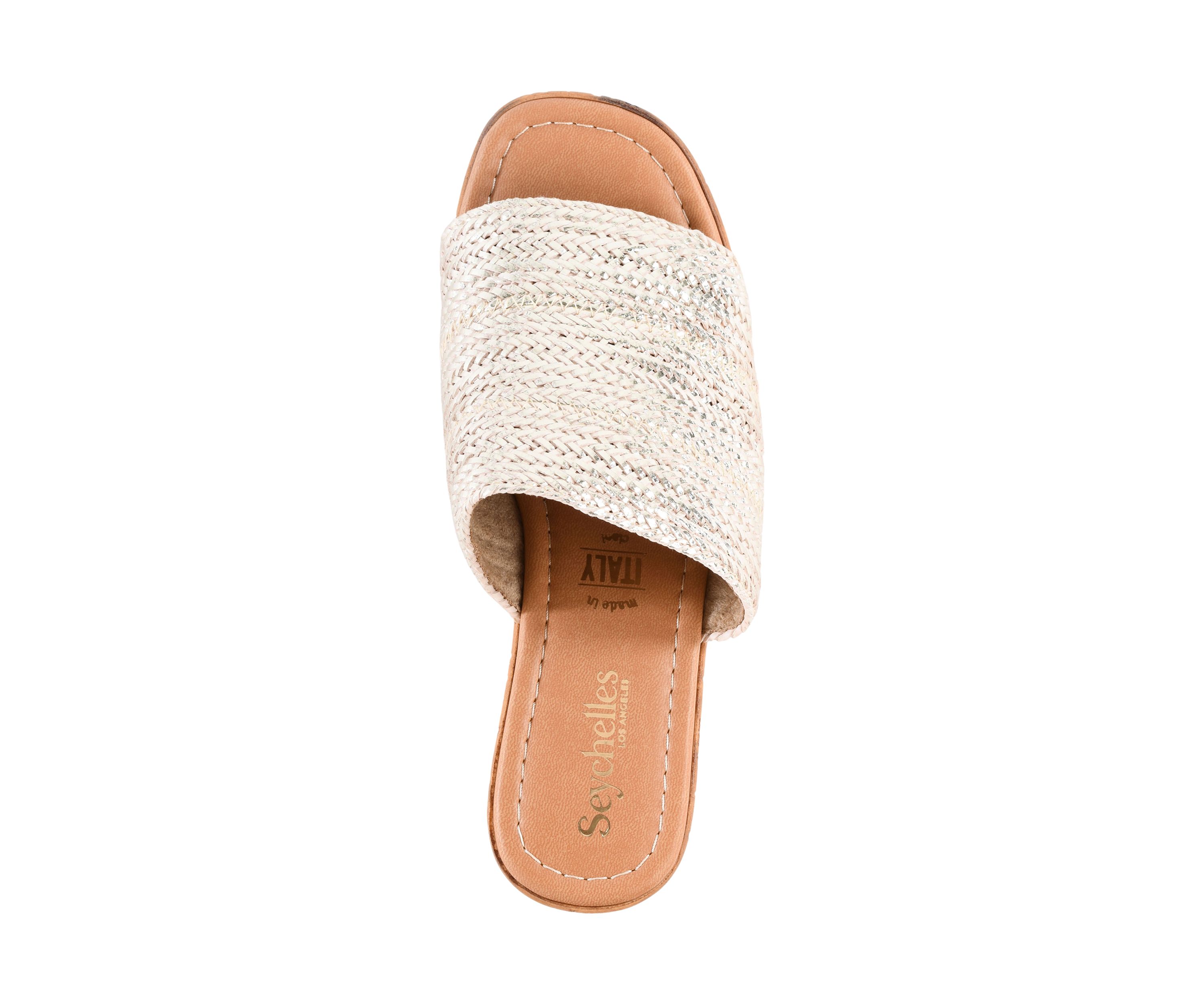 Applause Heeled Slide Sandals