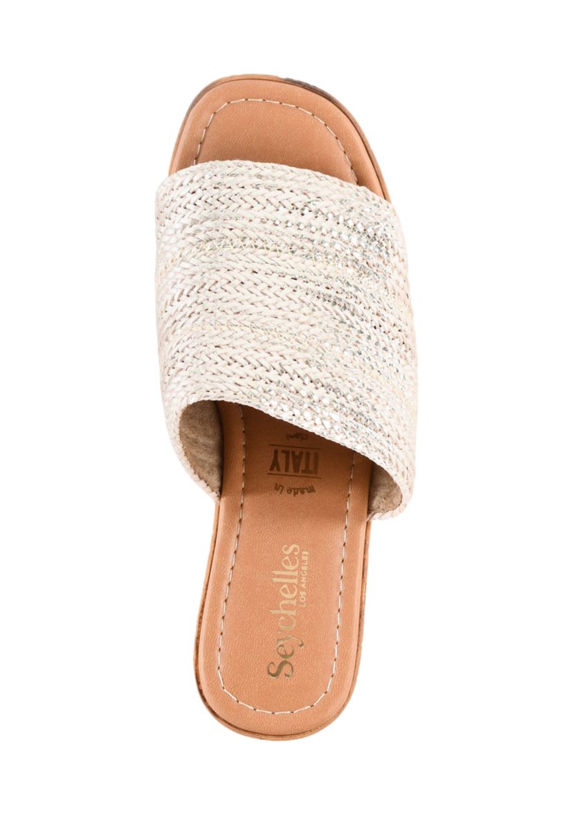 Applause Heeled Slide Sandals