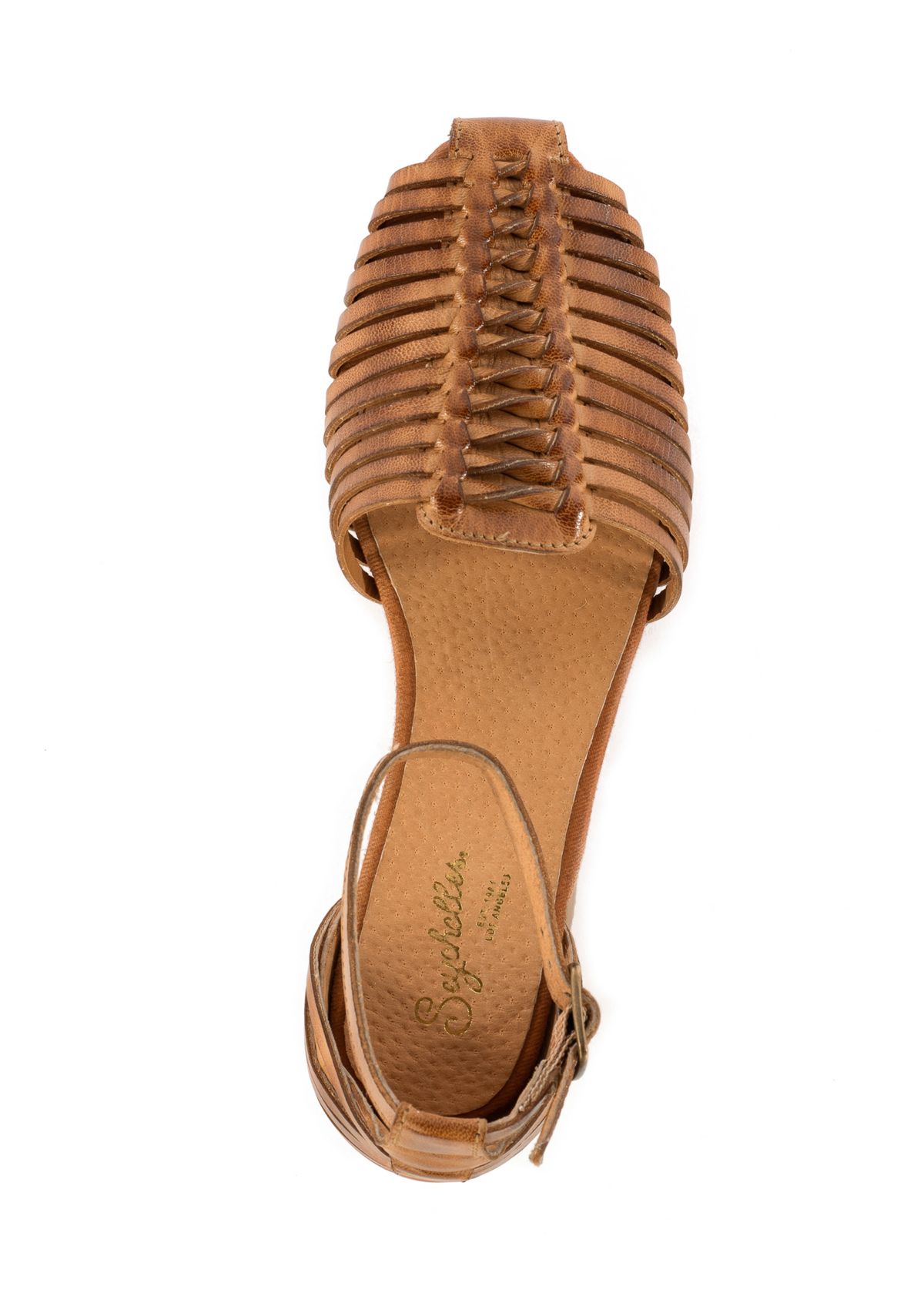 Huarache Ankle Strap Flats