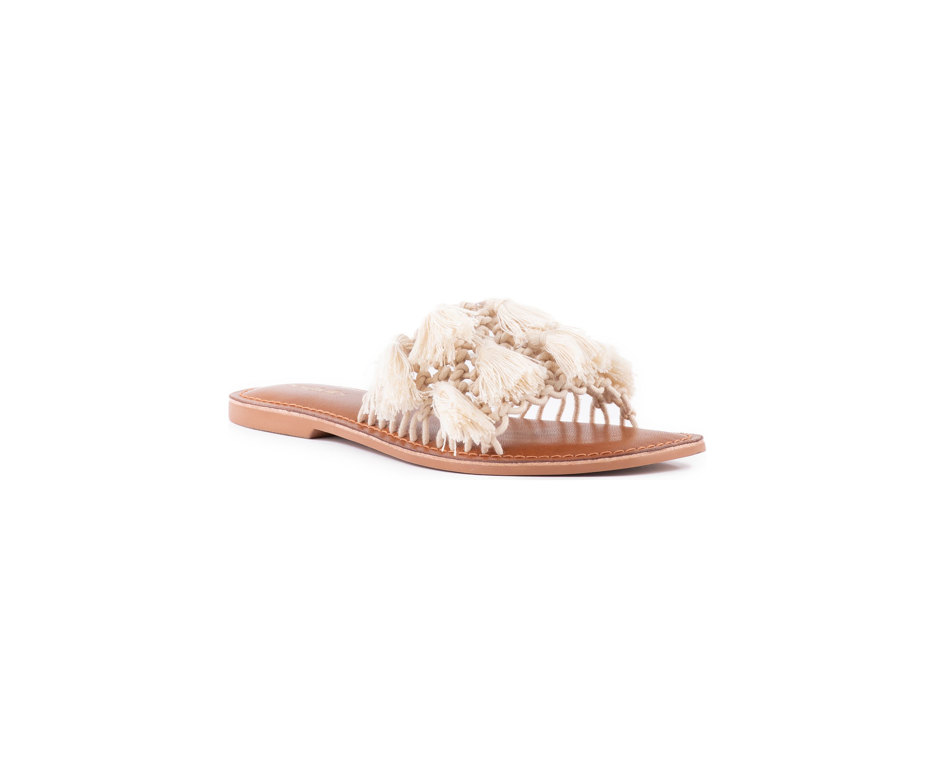 Camellia Tassel Sandals