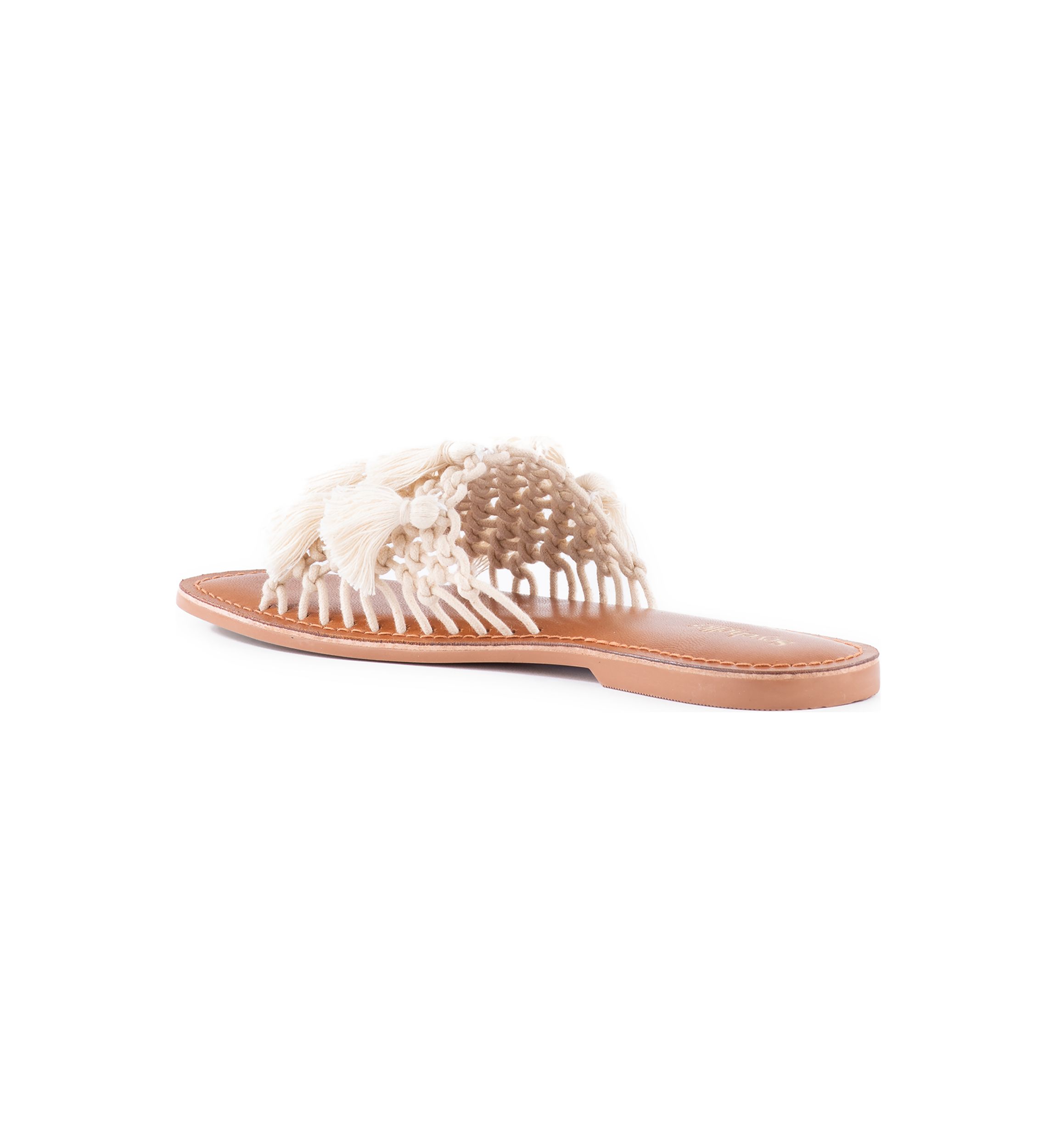 Camellia Tassel Sandals
