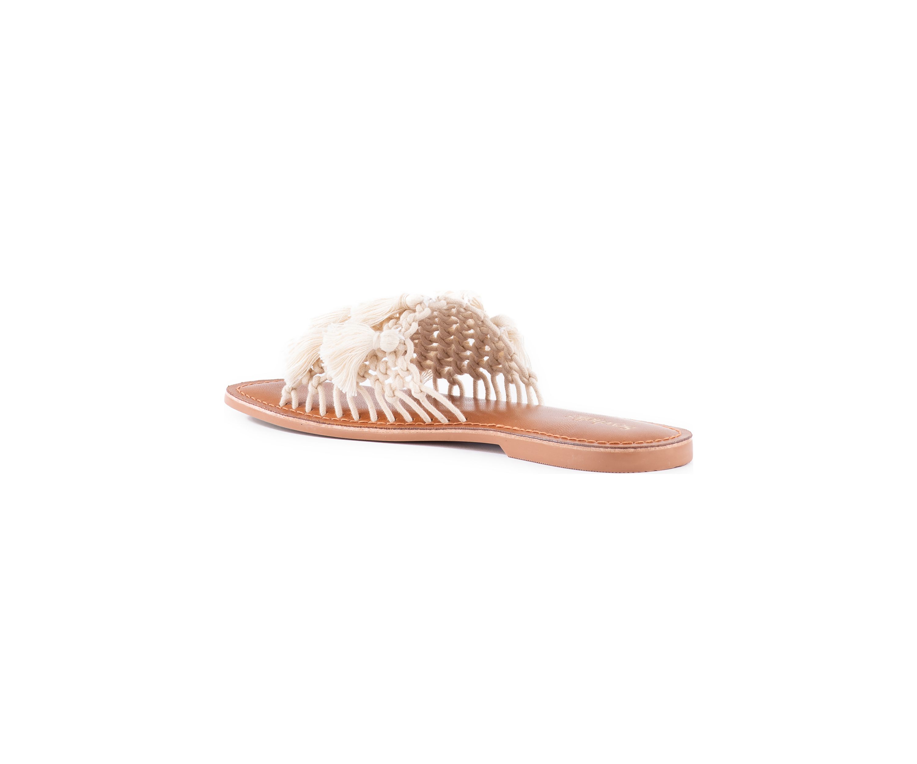 Camellia Tassel Sandals