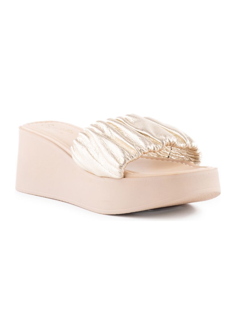 Coney Island  Platform Slide Sandals