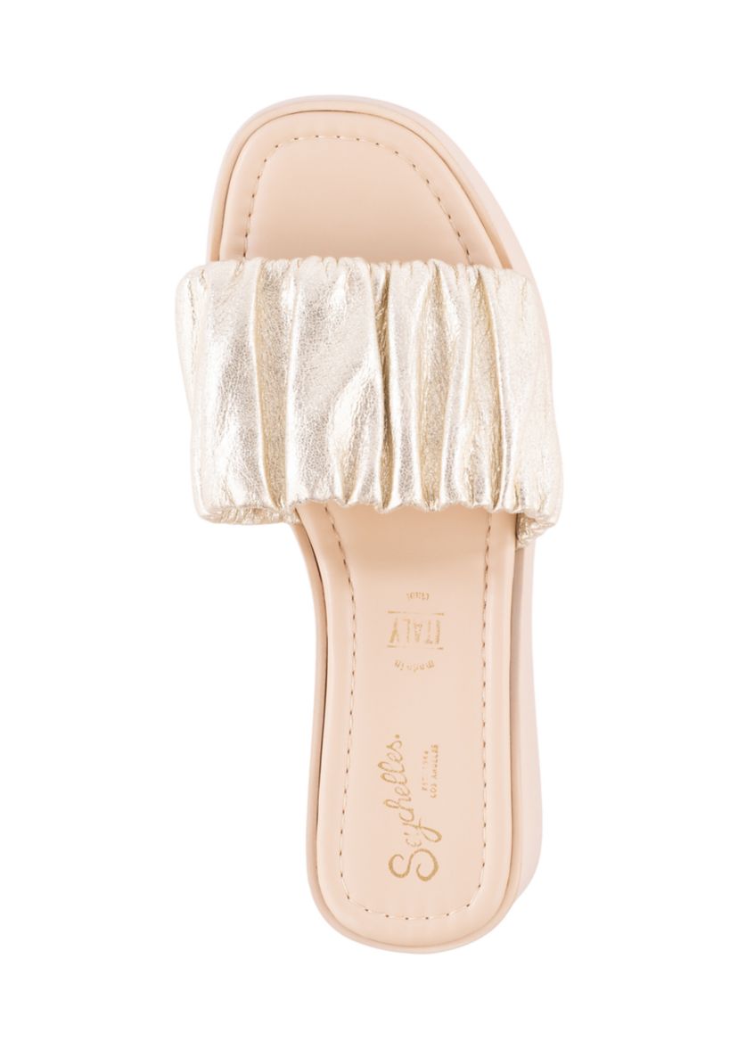 Coney Island  Platform Slide Sandals