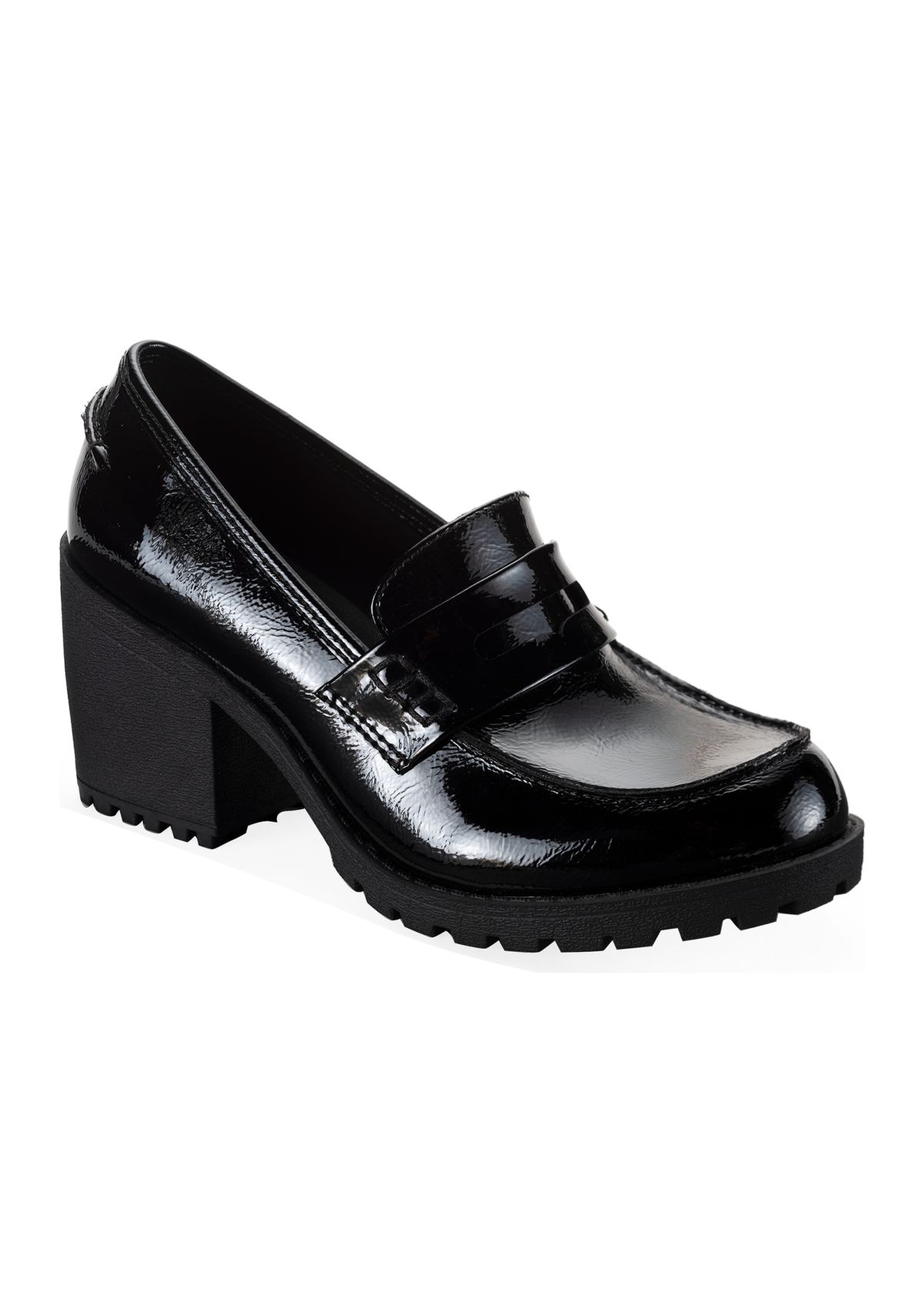 Discovery Lug Sole Heeled Loafers
