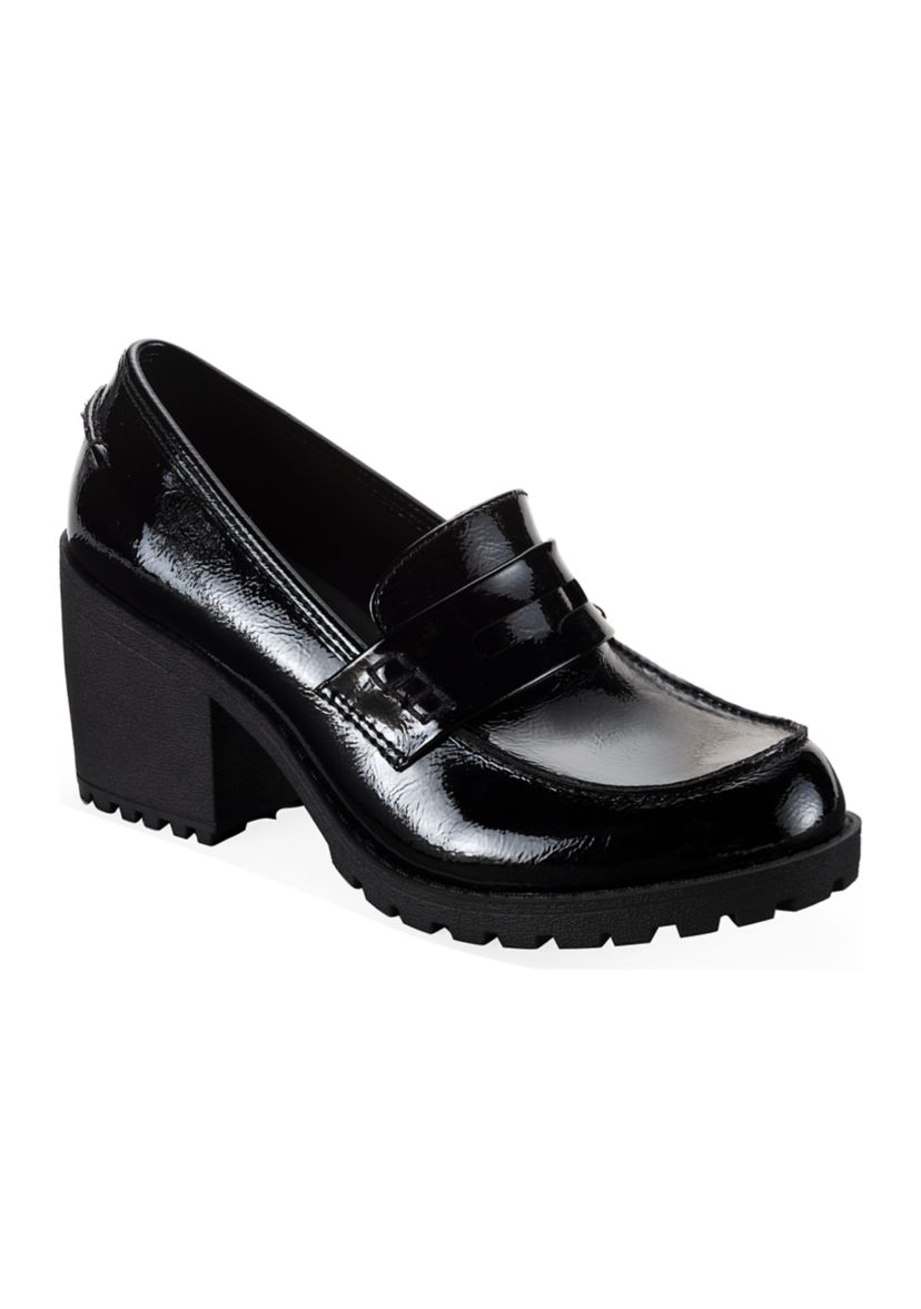 Discovery Lug Sole Heeled Loafers
