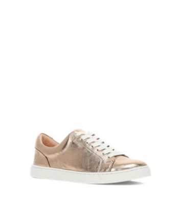 Frye Women's Ivy Low Lace Sneakers, Gold, 6.5M