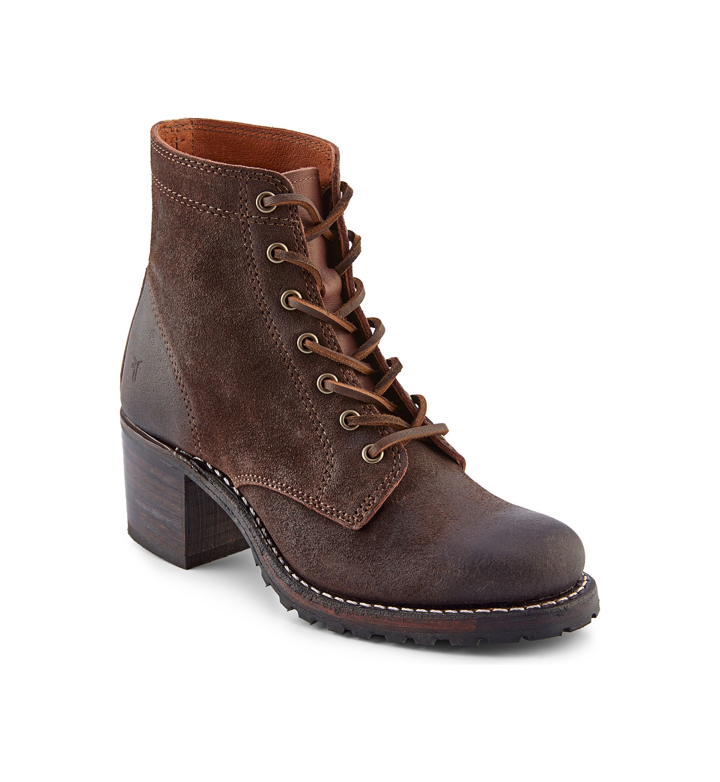 Sabrina 6G Lace Up Combat Boots