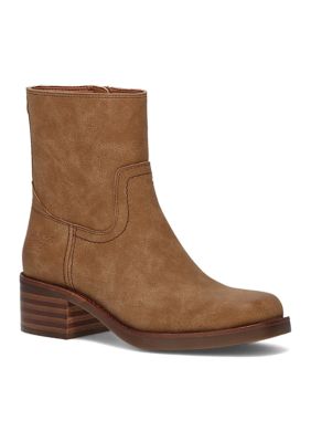 Frye & Co Women's Miranda Low Zip Boots, Light Brown, 11M