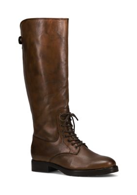 Frye Women's Melissa Lug Back Zip Tall Boots