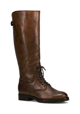 Frye Women's Melissa Lug Back Zip Tall Boots, 10M -  0196485116906