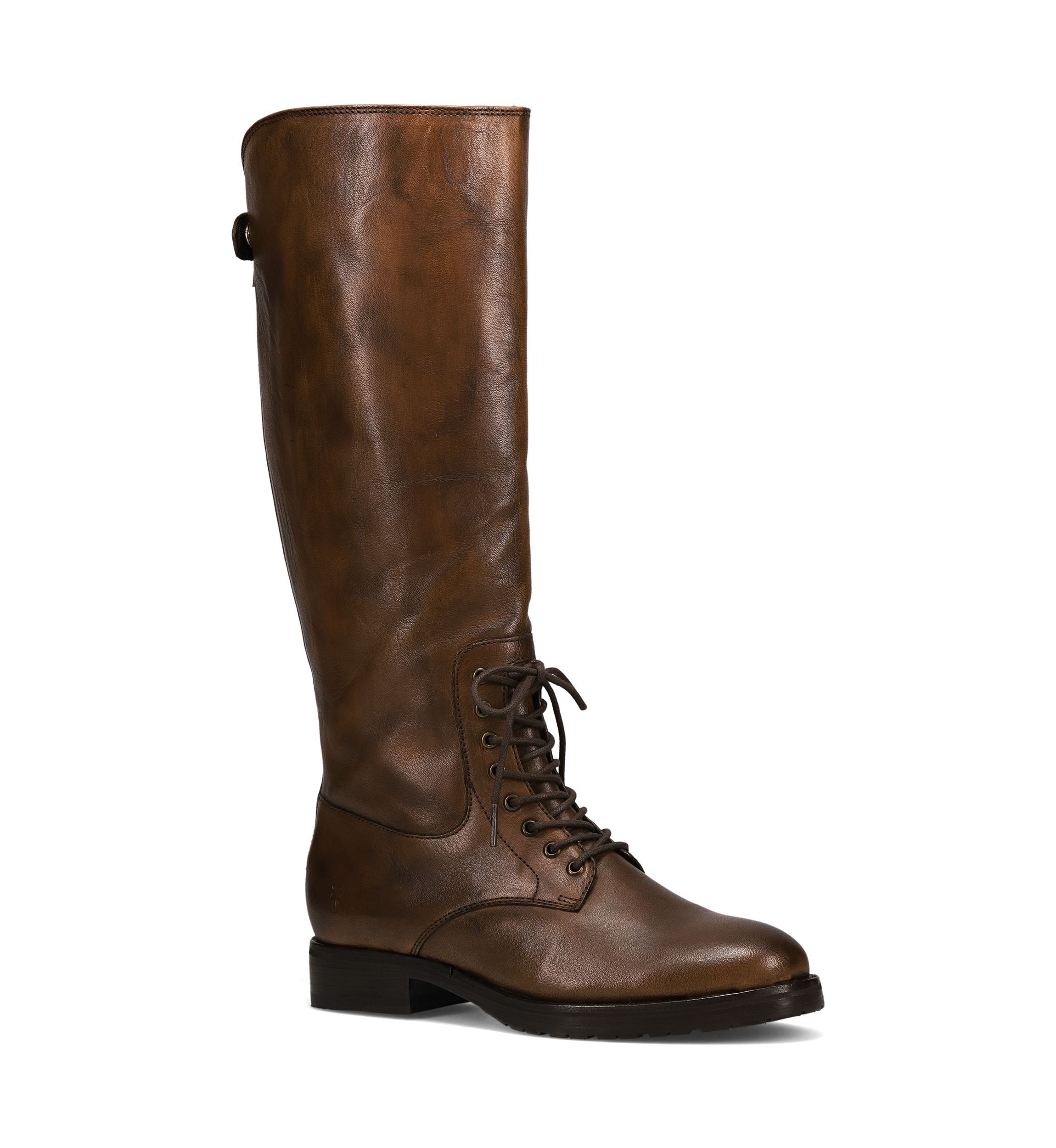 Melissa Lug Back Zip Tall Boots