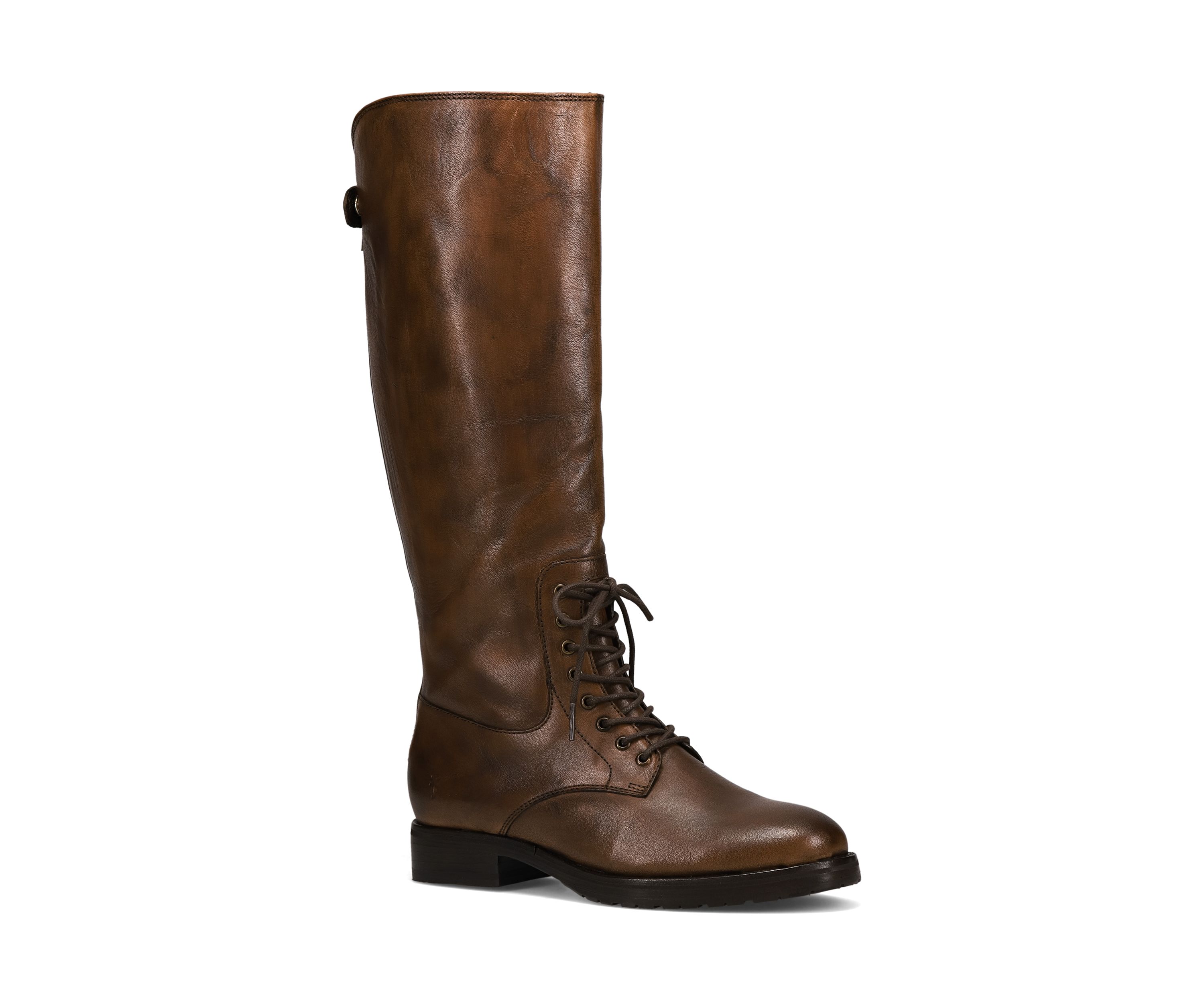 Melissa Lug Back Zip Tall Boots