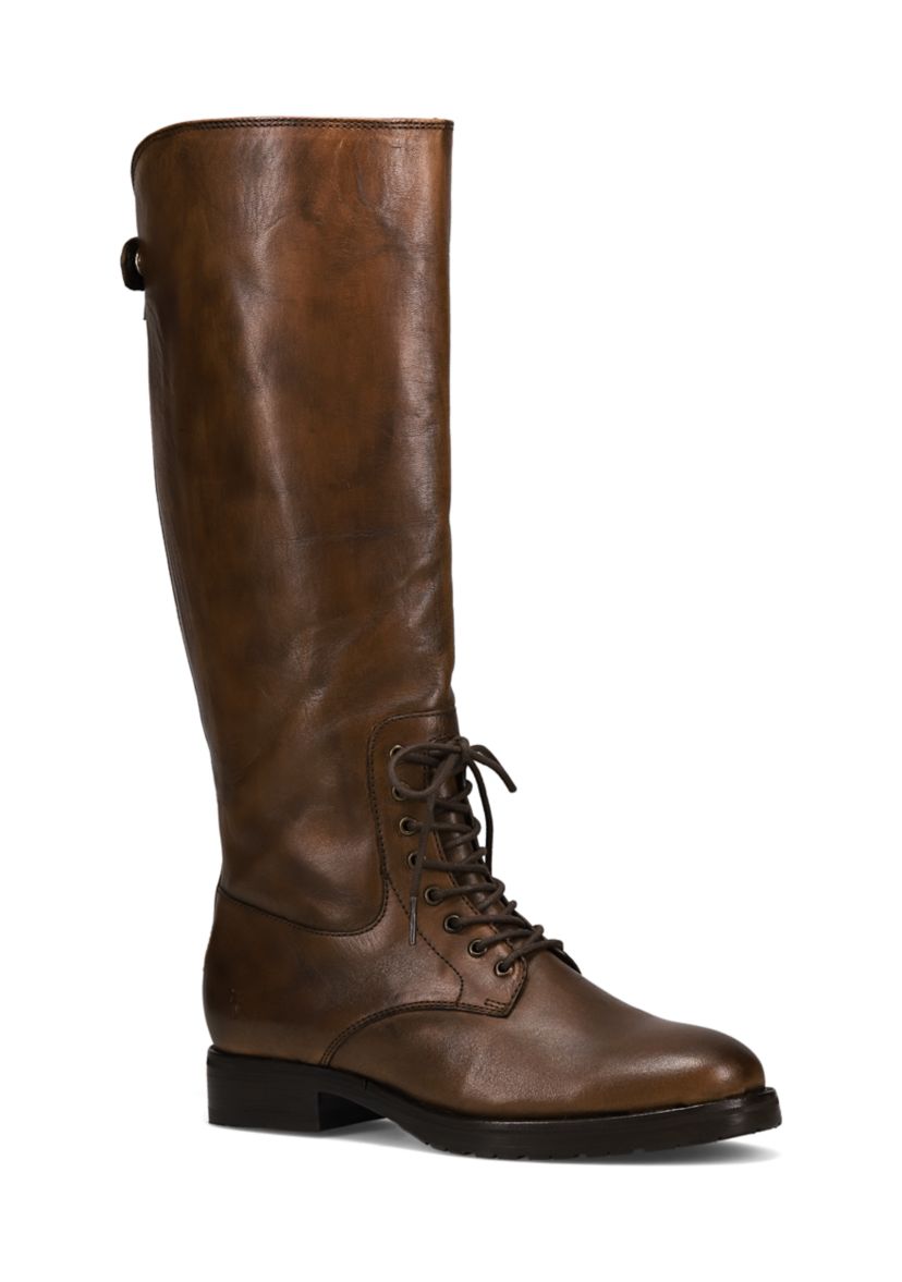 Melissa Lug Back Zip Tall Boots