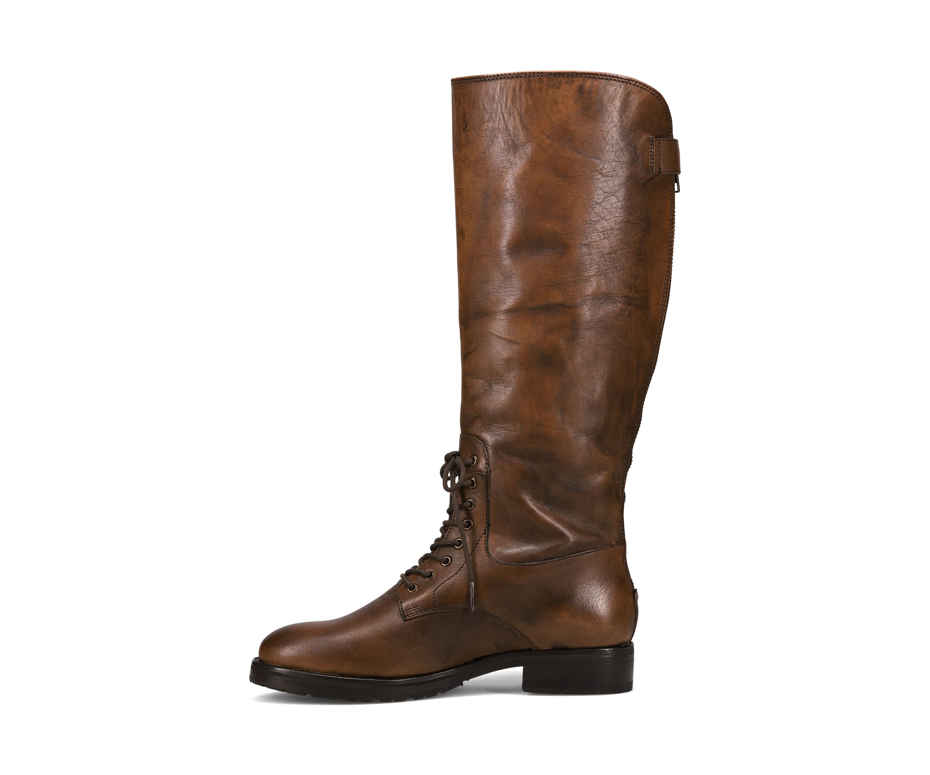 Melissa Lug Back Zip Tall Boots