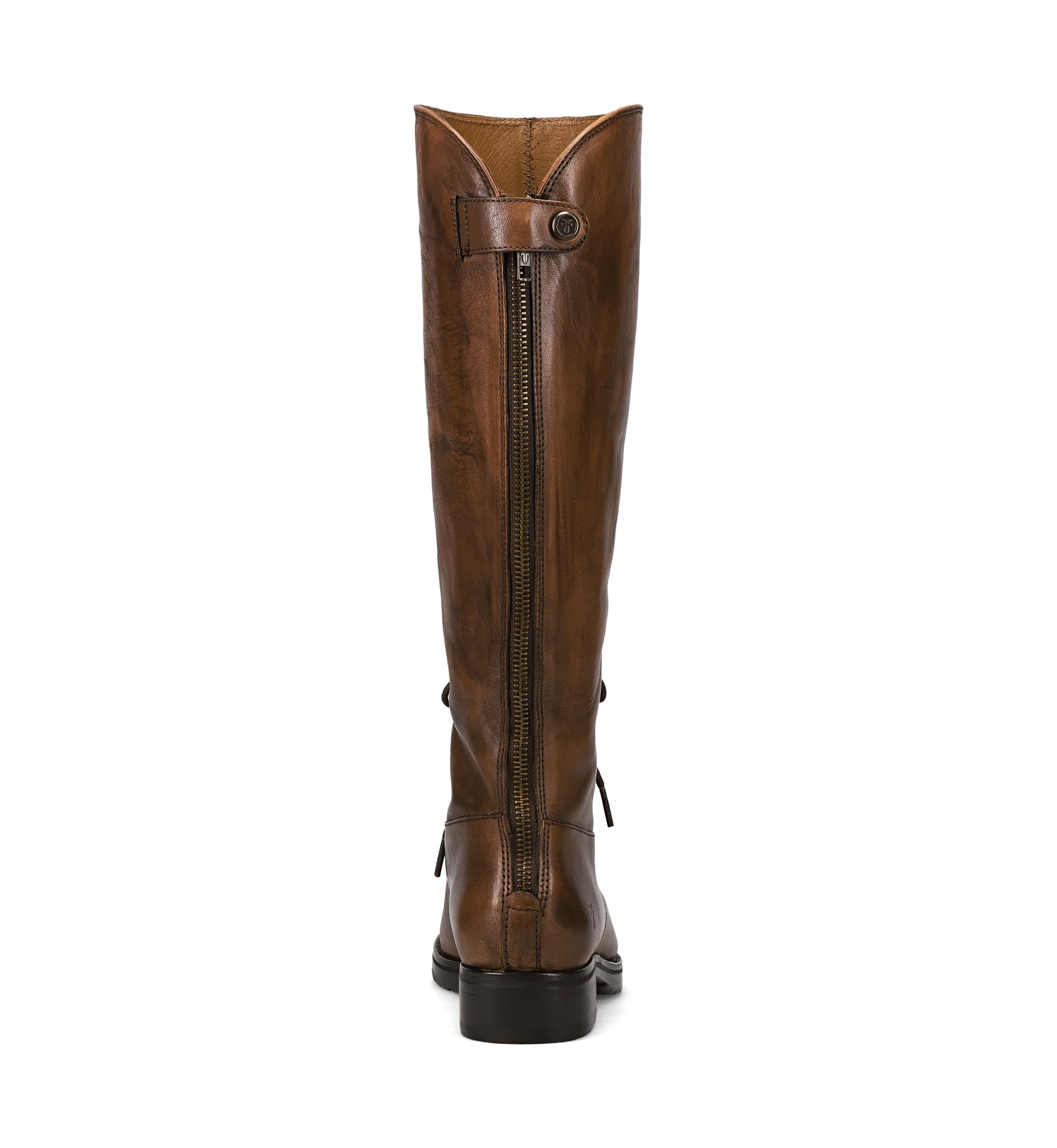 Melissa Lug Back Zip Tall Boots