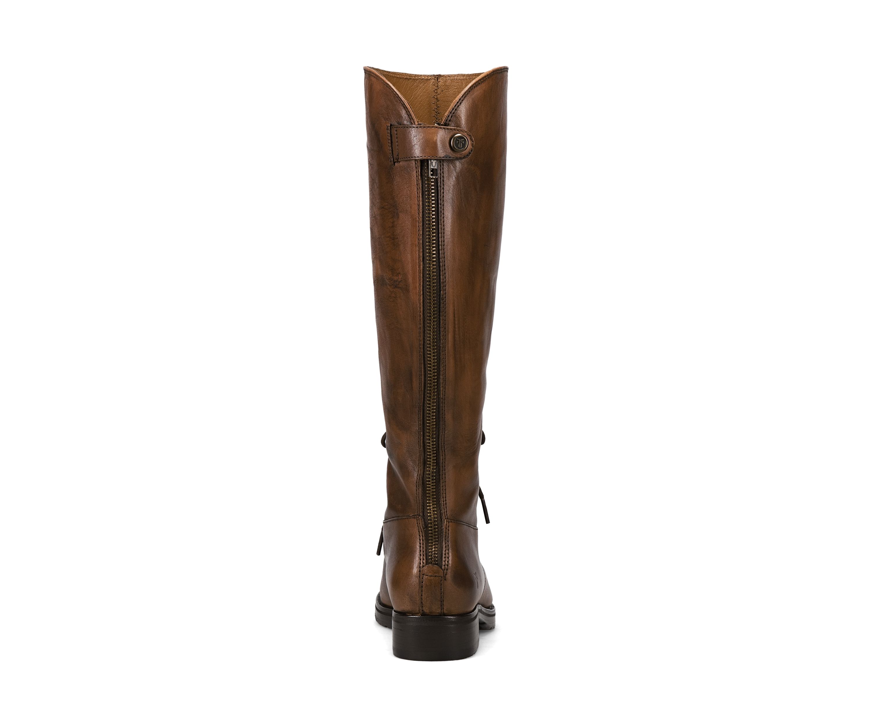 Melissa Lug Back Zip Tall Boots