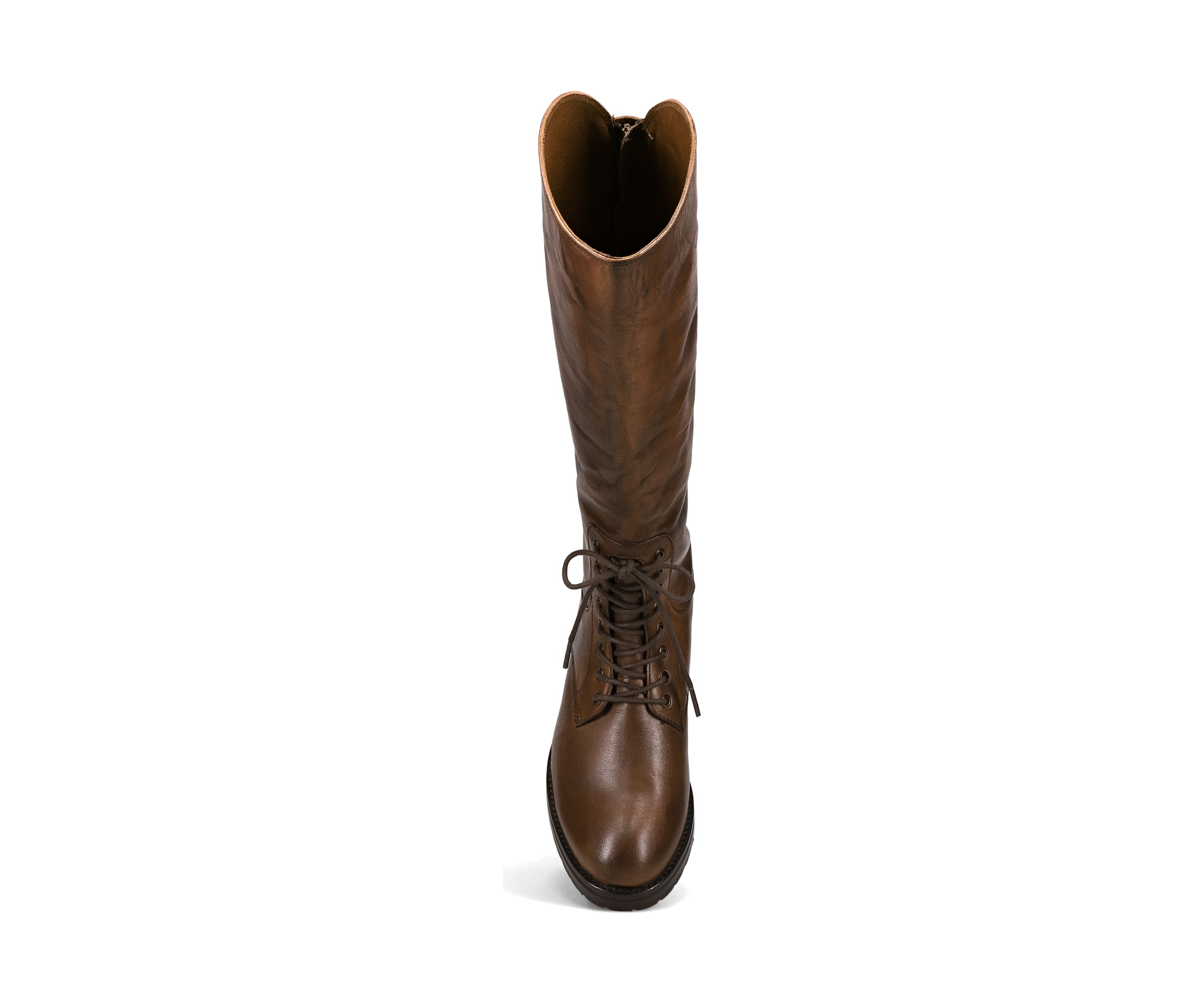 Melissa Lug Back Zip Tall Boots