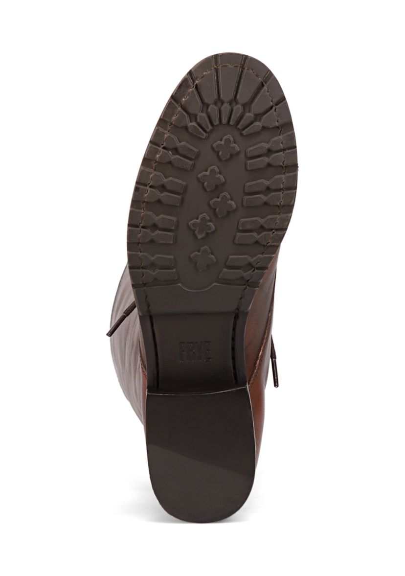 Melissa Lug Back Zip Tall Boots