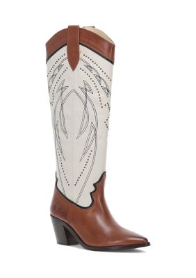 Frye Women's Sara Western Tall Stud Boots