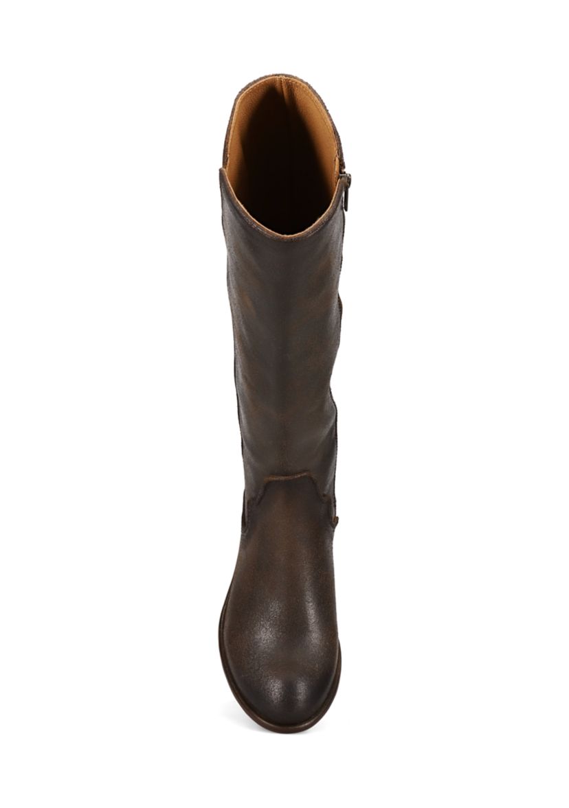 Carson Piping Tall Boots
